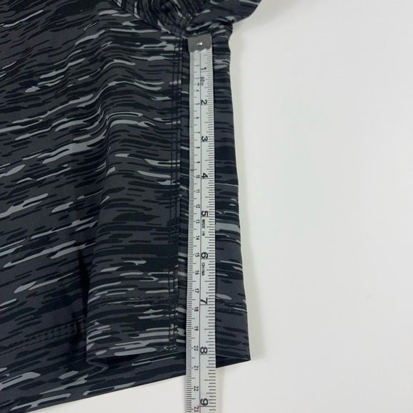 Speedo Mens Tech Volley Swim Shorts Black White Space Dye Drawstring XL New - Picture 7 of 12